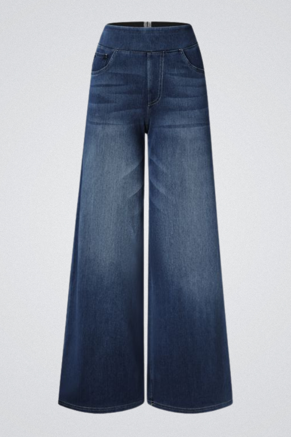 LUCY | HIGH WAIST WIDE LEG JEANS