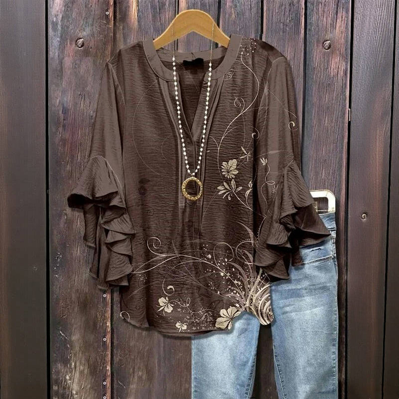 Sorelline | Vintage Floral Blouse