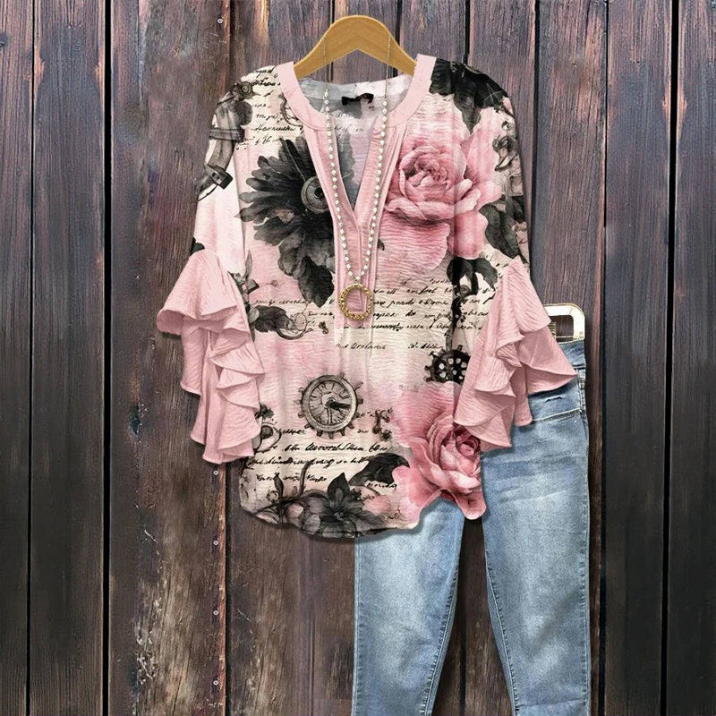 Melisandre | Vintage Floral Blouse