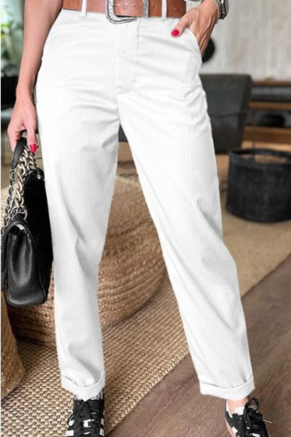 SIENNA | LIMITED EDITION STRIPED SHAPING TROUSERS