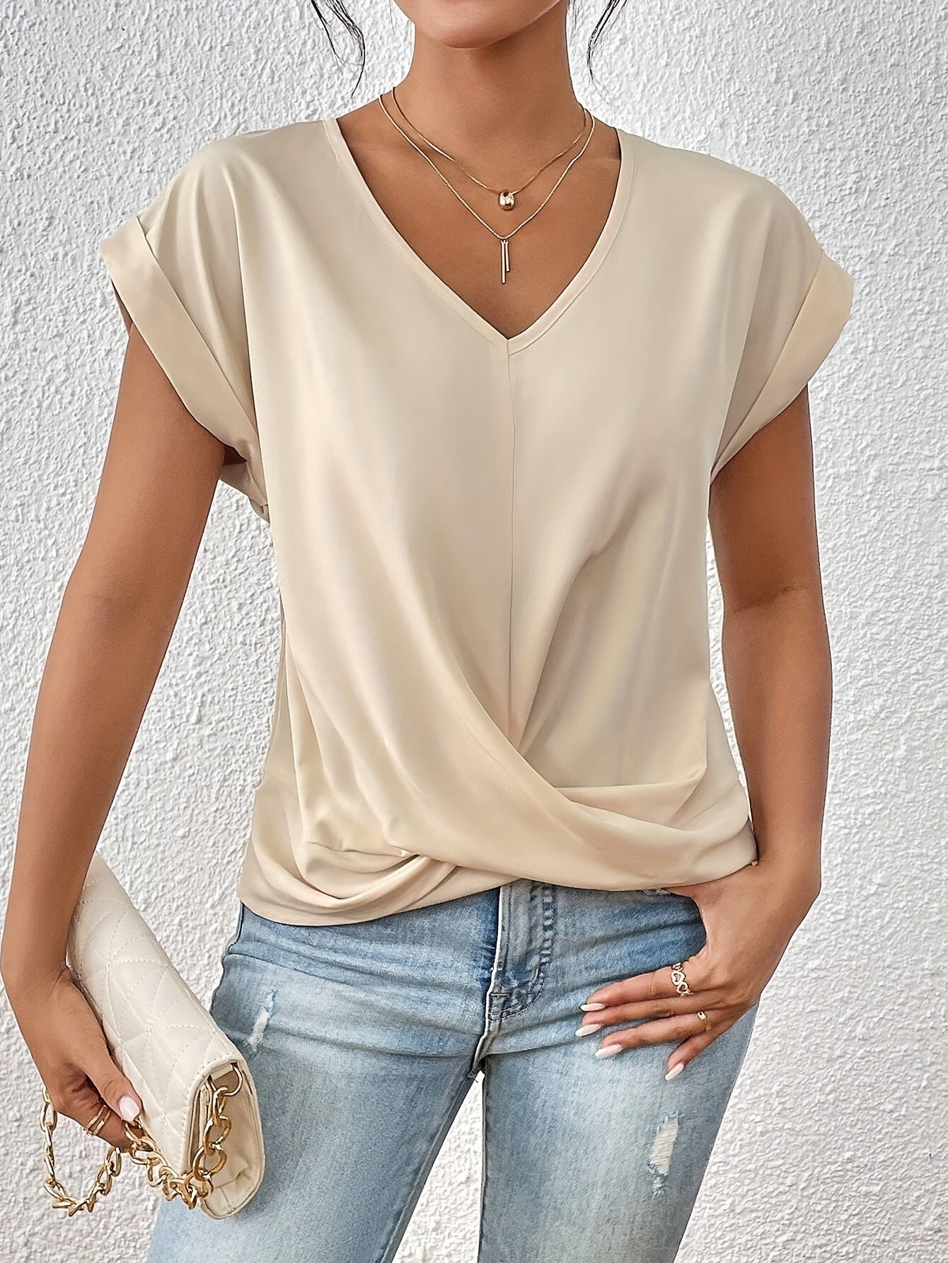 JUNIE | RELAXED SWEETHEART NECK TEE