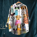 Koori™ | Dog Print Blouse