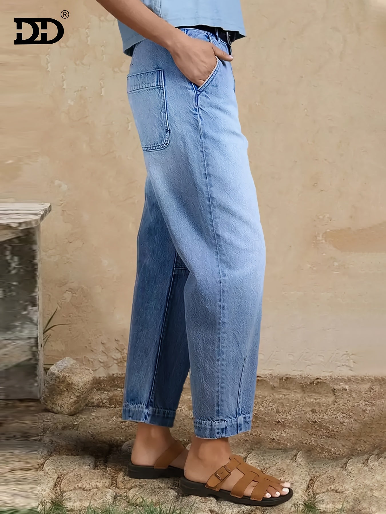 Rivera Sydney™ Cropped Wide-Leg Jeans – Relaxed, Stylish & Versatile
