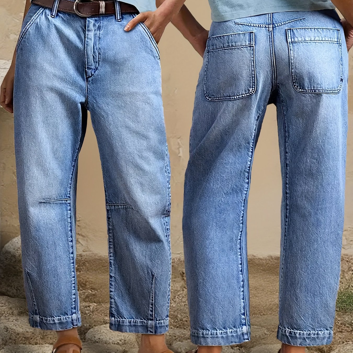 Rivera Sydney™ Cropped Wide-Leg Jeans – Relaxed, Stylish & Versatile