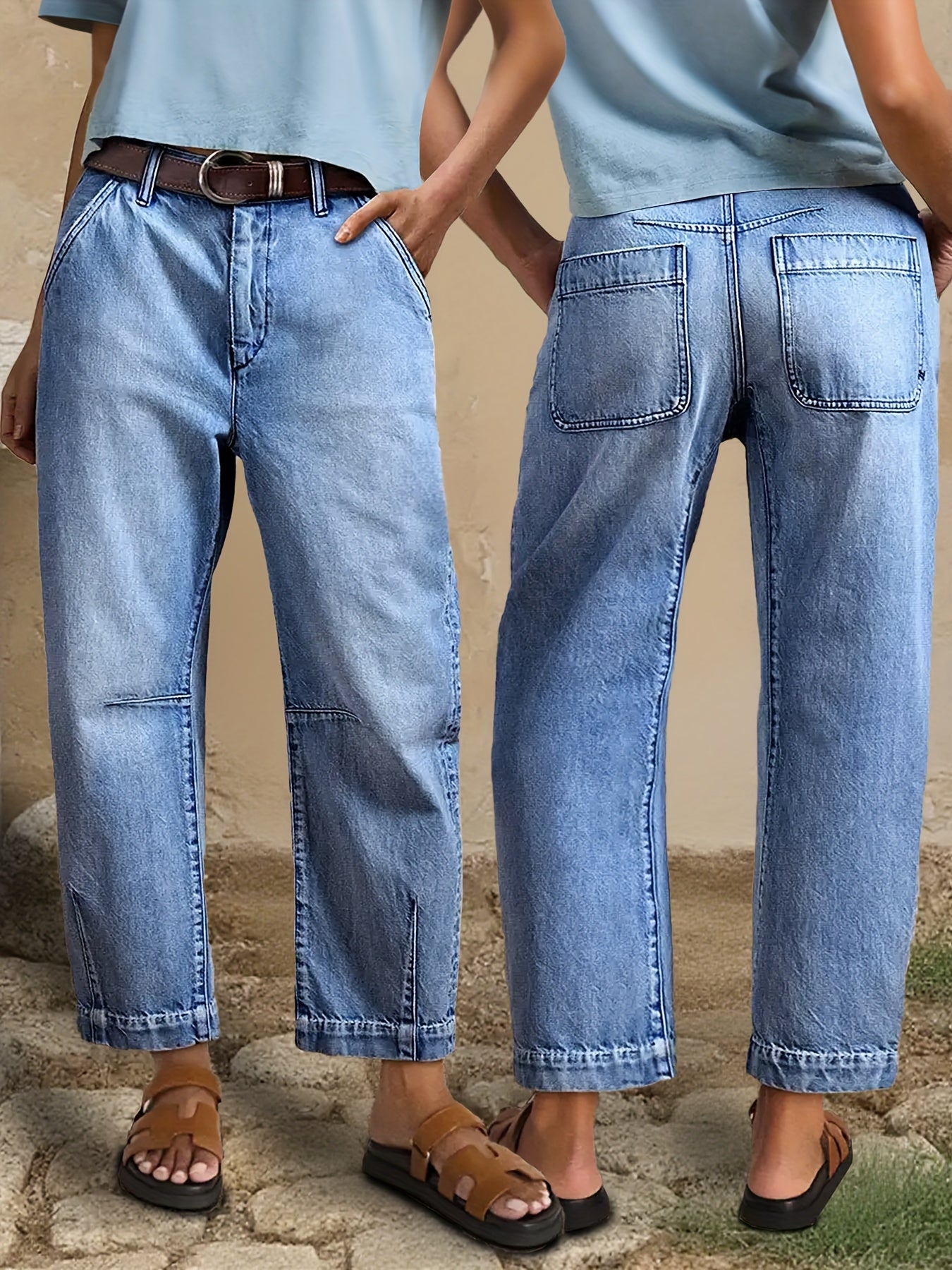 Rivera Sydney™ Cropped Wide-Leg Jeans – Relaxed, Stylish & Versatile