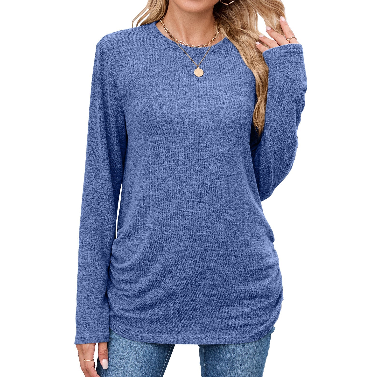 Selvianne™ | Long Sleeve Casual Top