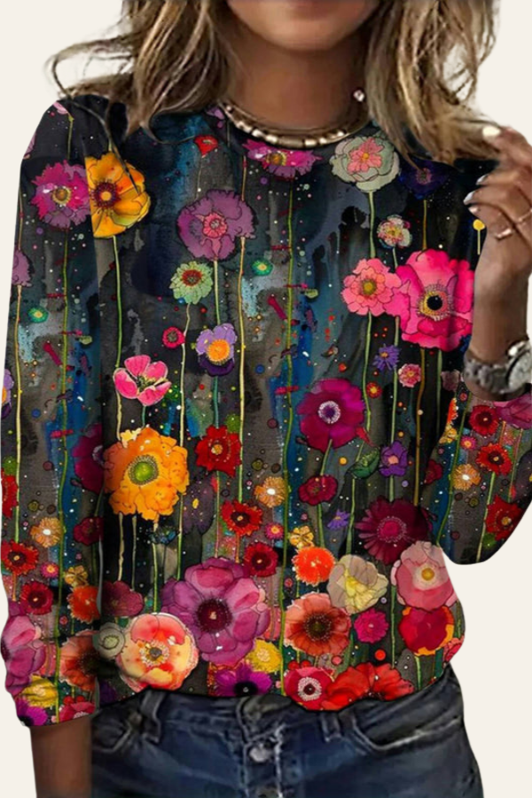 ROSIE | VINTAGE FLORAL PRINT T-SHIRT