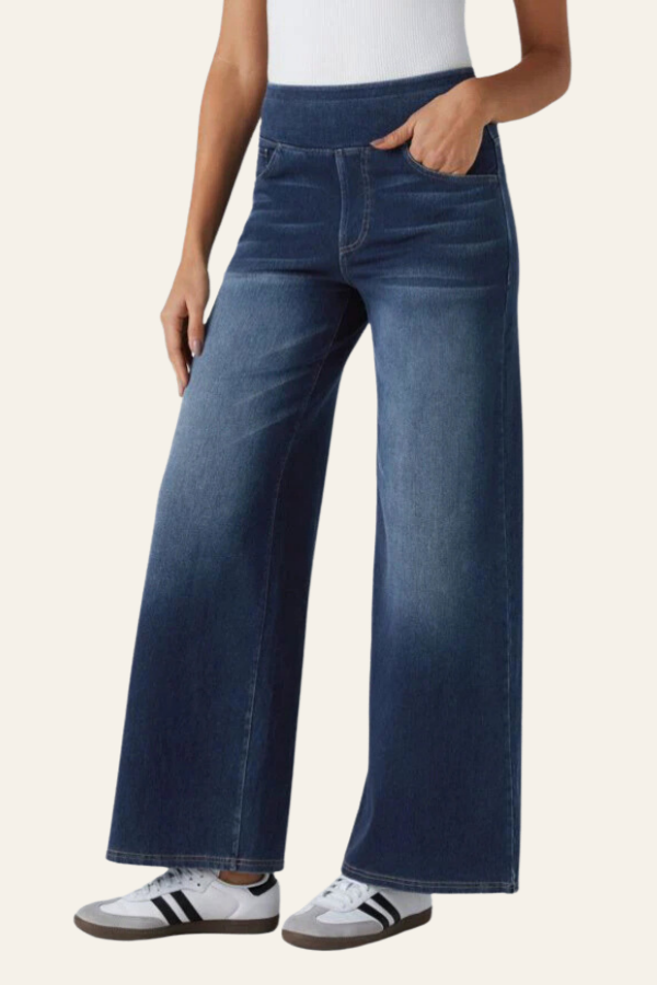 LUCY | HIGH WAIST WIDE LEG JEANS