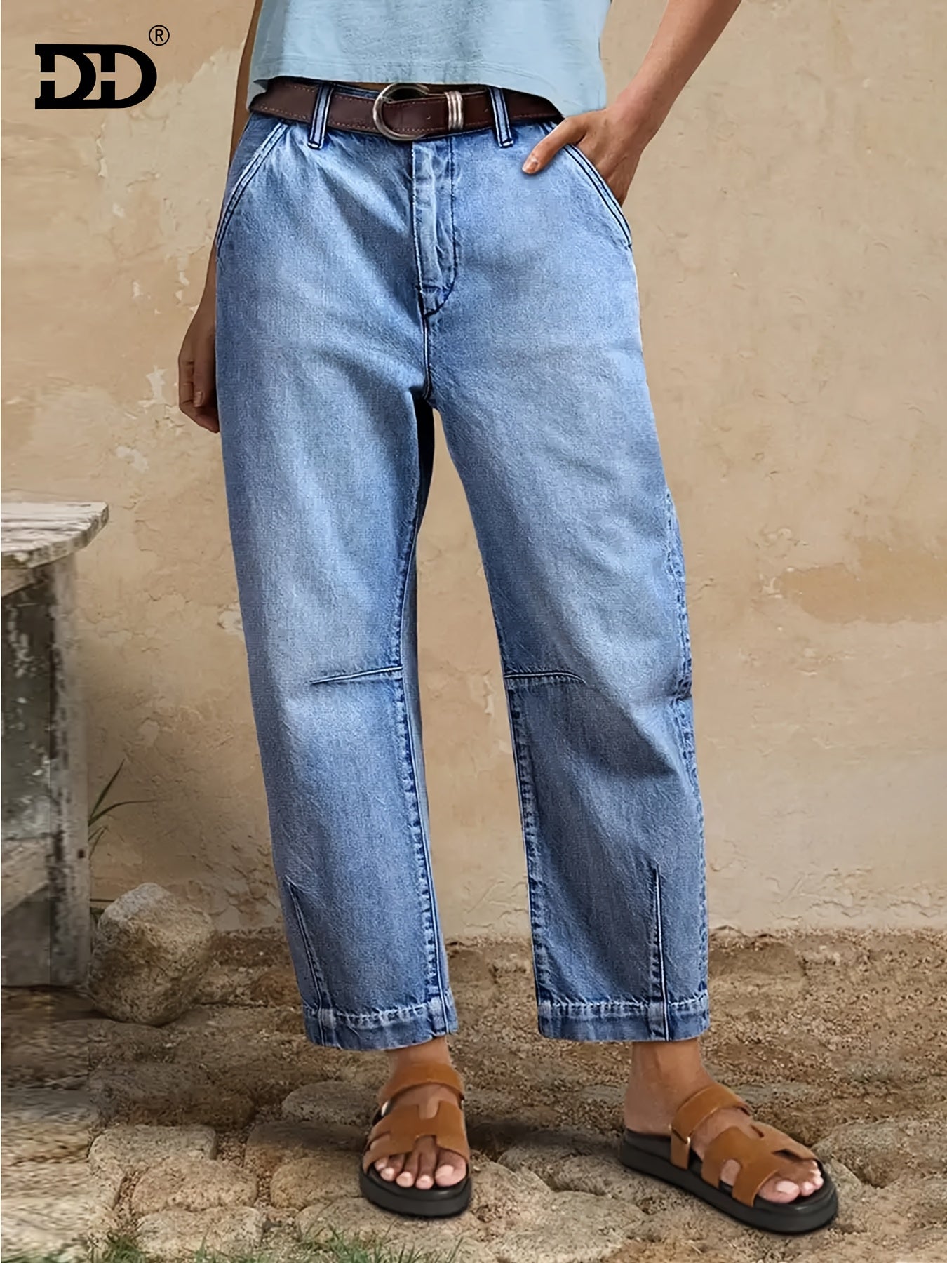 Rivera Sydney™ Cropped Wide-Leg Jeans – Relaxed, Stylish & Versatile