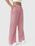 Isla | Wide-Leg Striped Trousers